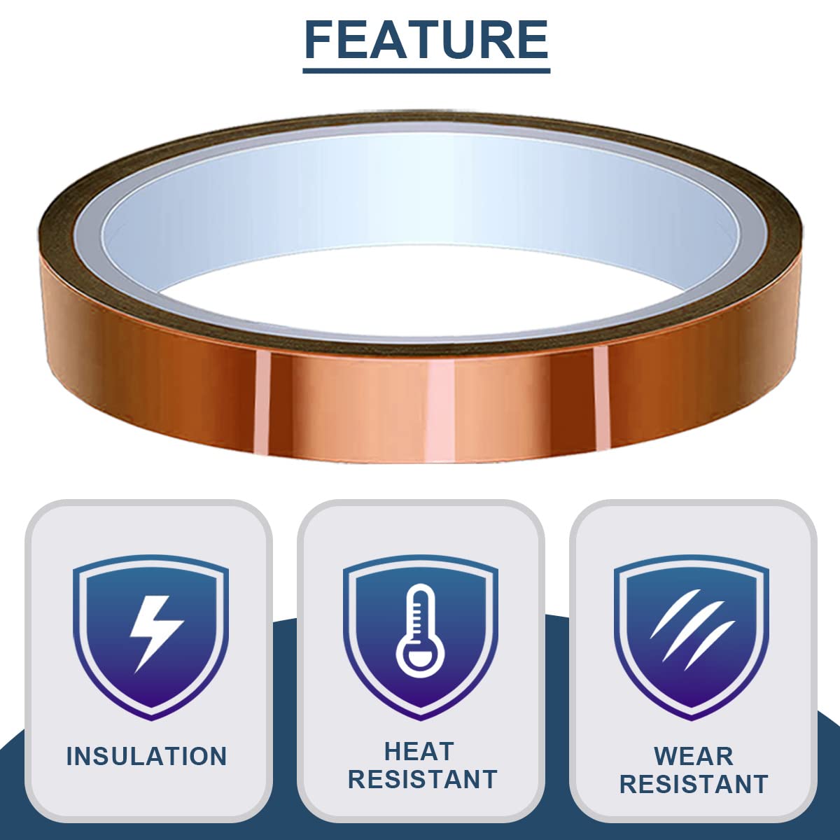 Hobbyist Gold Finger Kapton Tape - For Arduino/Raspberry Pi Projects